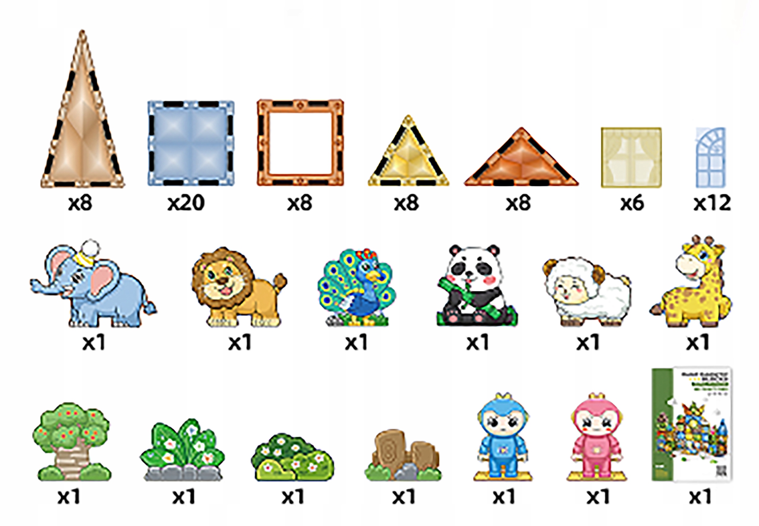 Nieskończone możliwości budowania z klocków magnetycznych