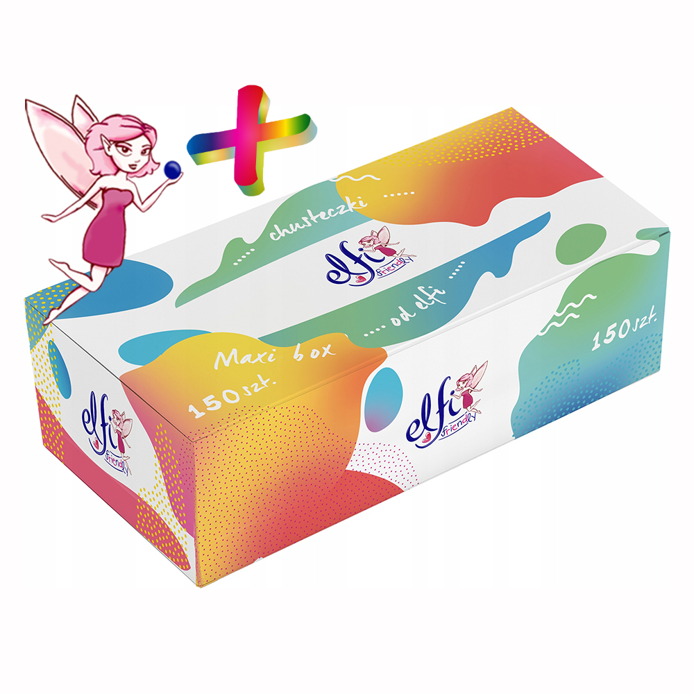 Miękkie i delikatne chusteczki higieniczne