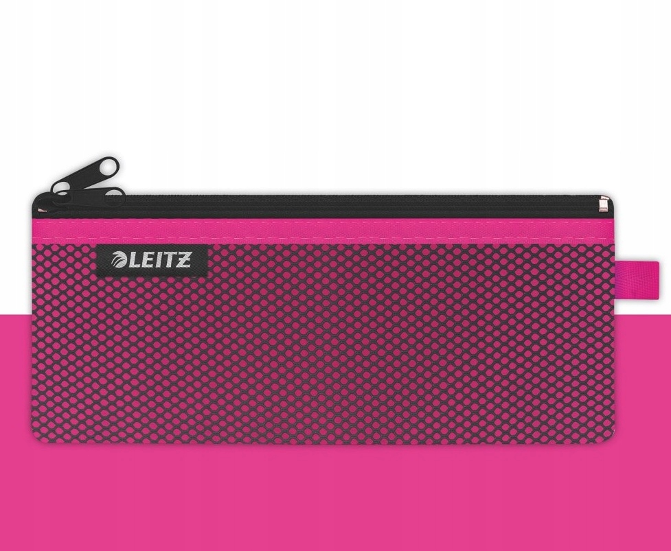 Dwudzielna konstrukcja – kieszonka mesh i nieprzezroczysta dla lepszej organizacji