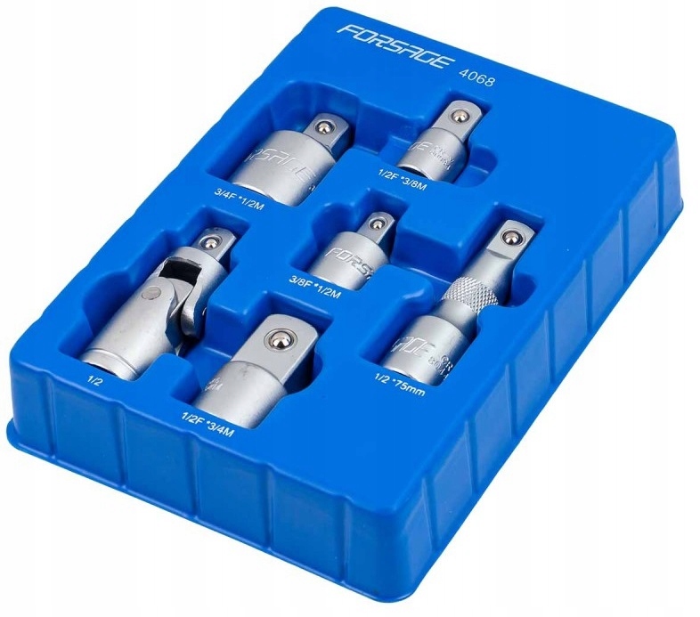 Adaptery z kardanem i przedłużką 1/2