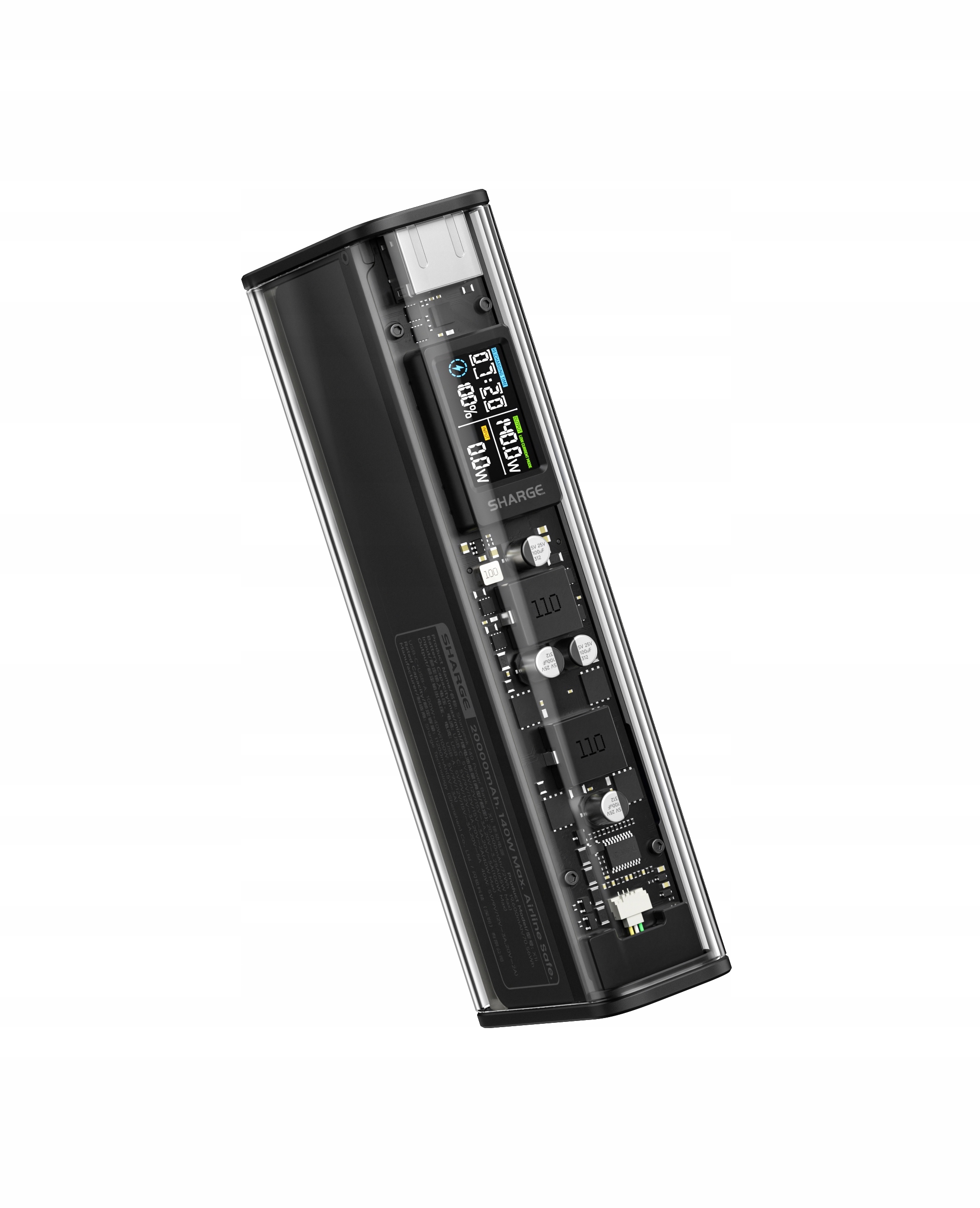 Podsumowanie funkcji Powerbanku SHARGE Shargeek 140