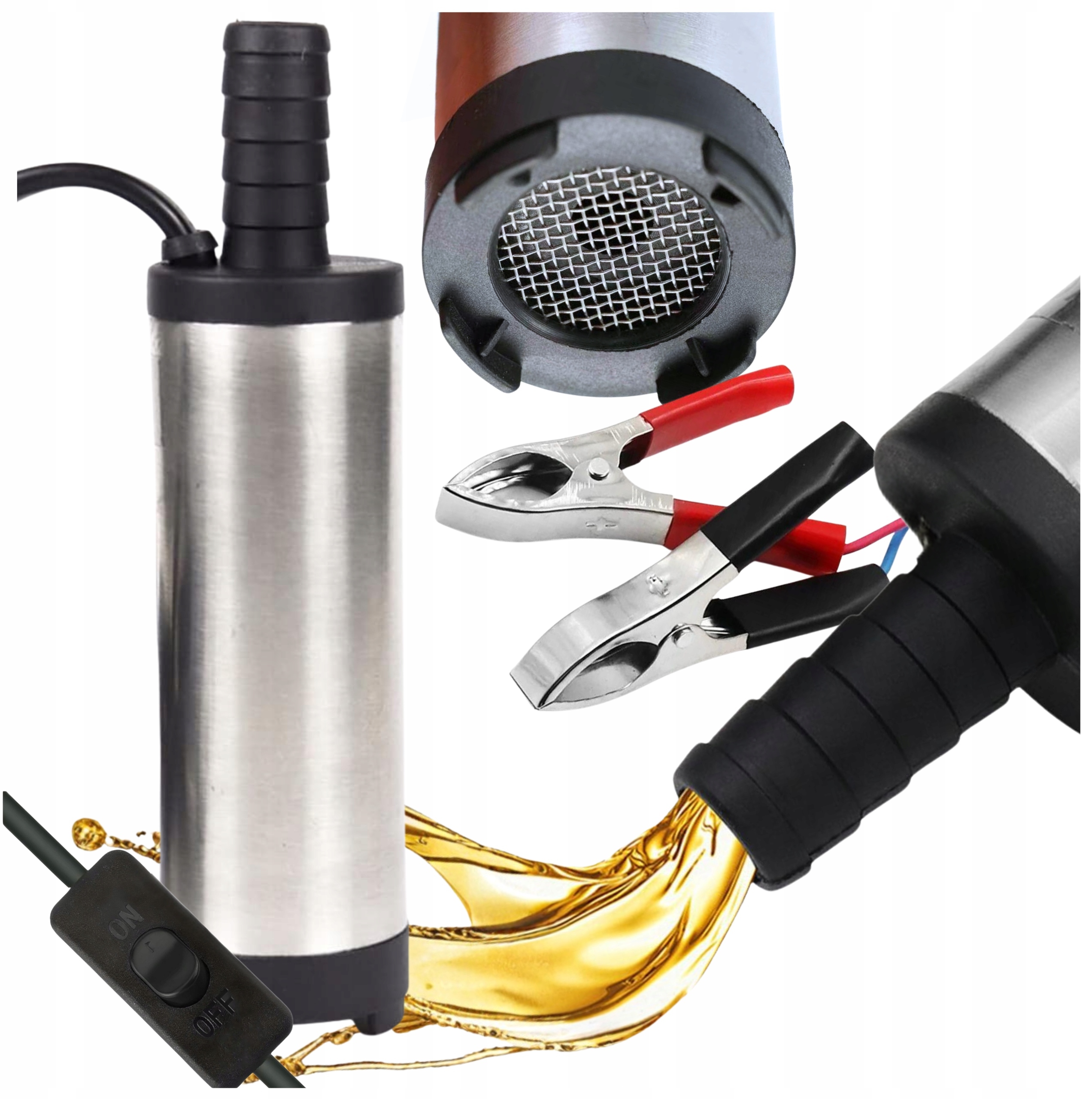 Wysoka wydajność – Przepływ do 12 l/min dla szybkiego przepompowywania