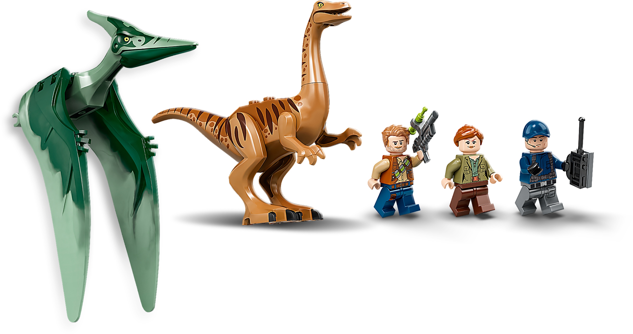 Zestaw LEGO z pojazdem badawczym i minifigurkami