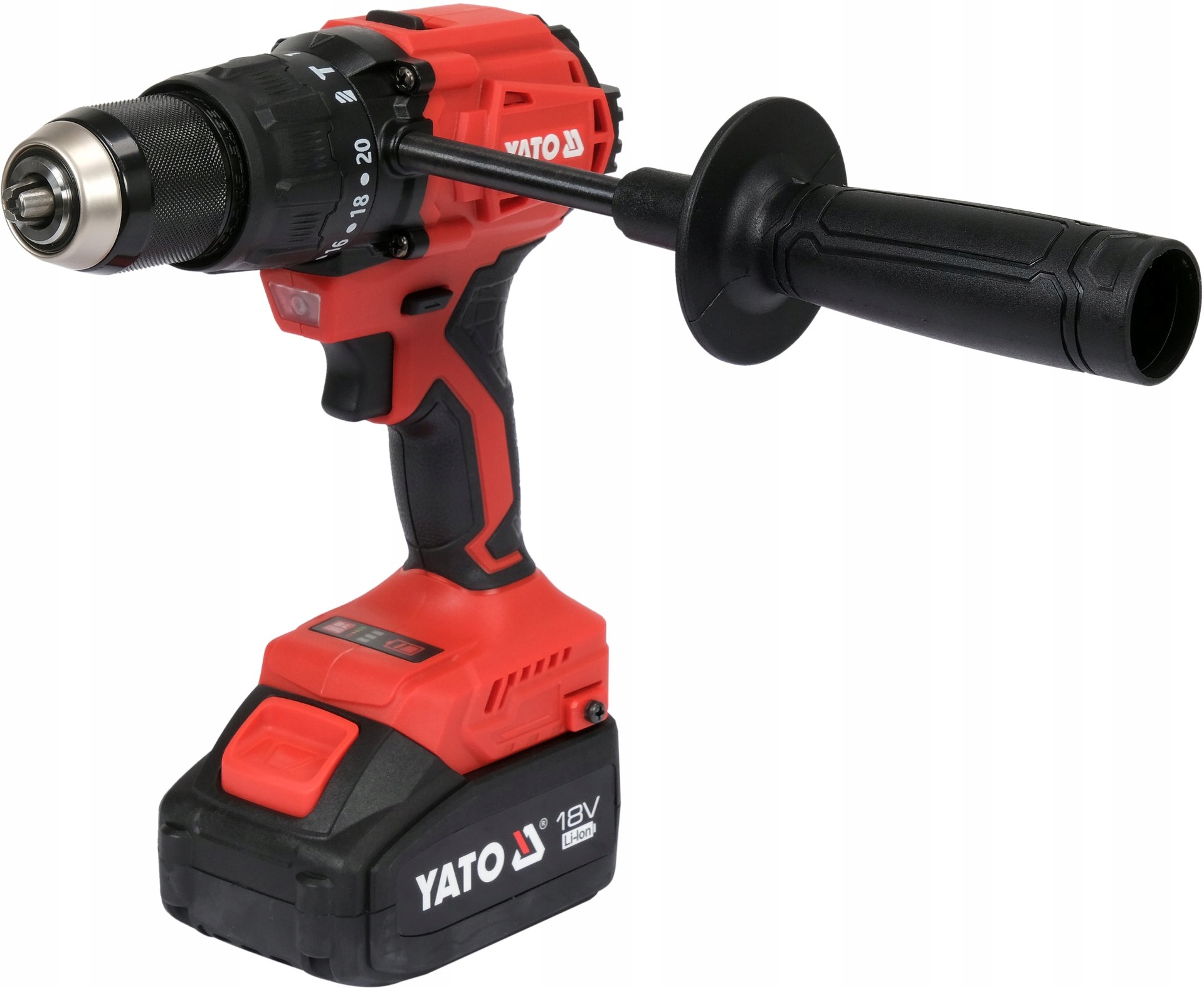 YATO WIERTARKO-WKRĘTARKA UDAROWA BEZSZCZOTKOWA 18V 120Nm 2x4,0Ah – Wydajność i wszechstronność w jednym