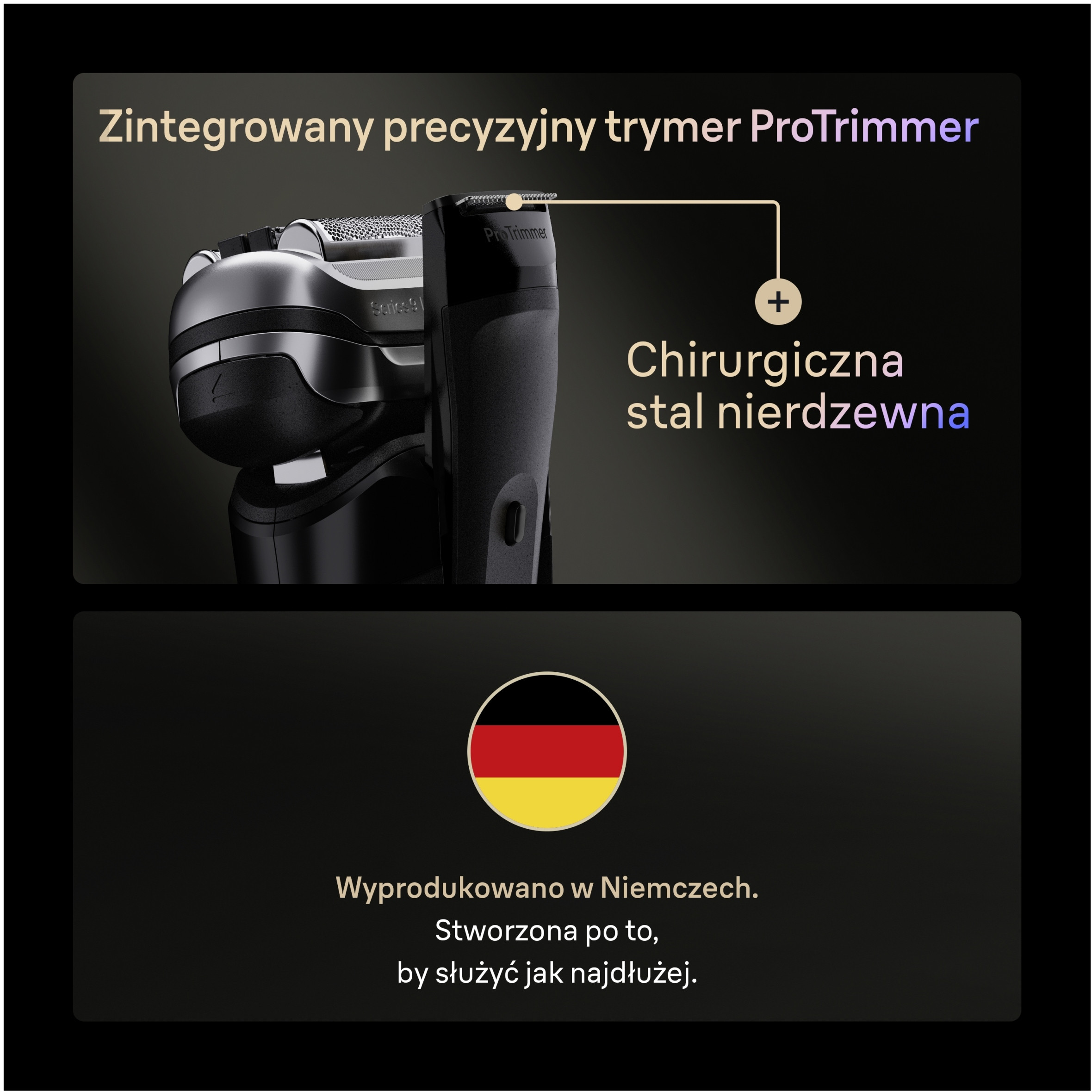 Wygodne mycie pod bieżącą wodą