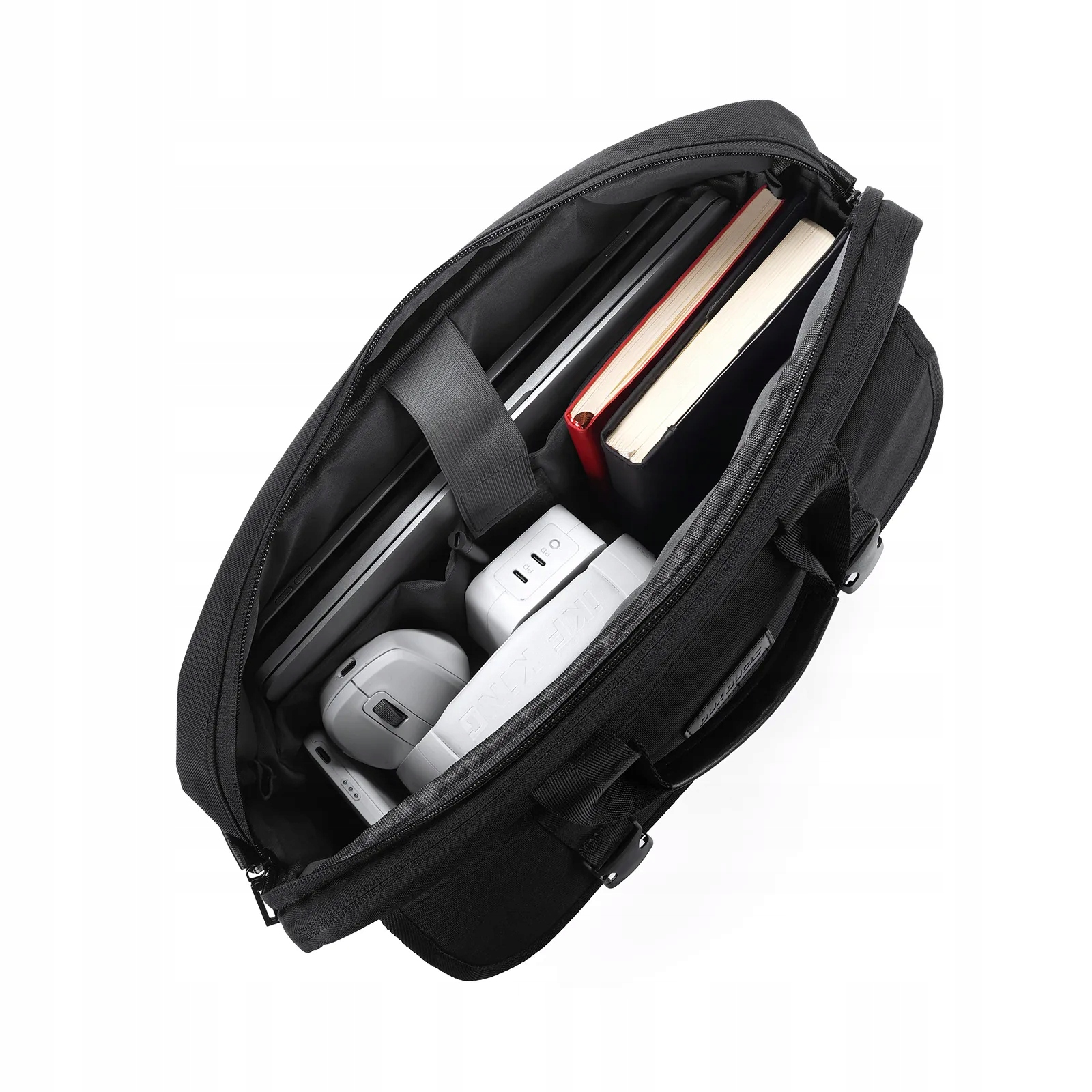 Przestronna konstrukcja – Miejsce na laptopa, tablet i akcesoria