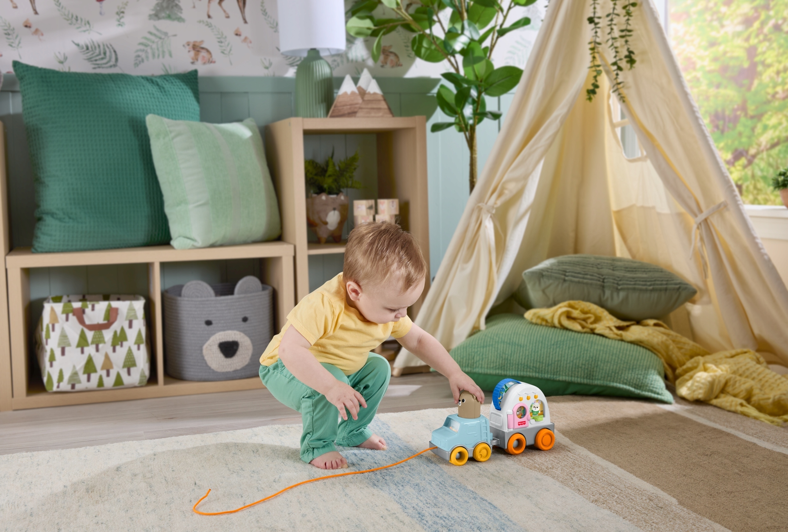 Interaktywne elementy – dzień/noc oraz odkrywanie przyjaciół