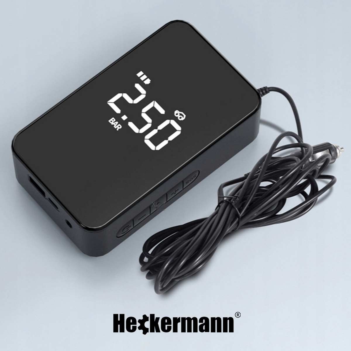 Bezprzewodowa pompka elektryczna 6000 mAh Heckermann L3020 – Twój niezawodny towarzysz w podróży