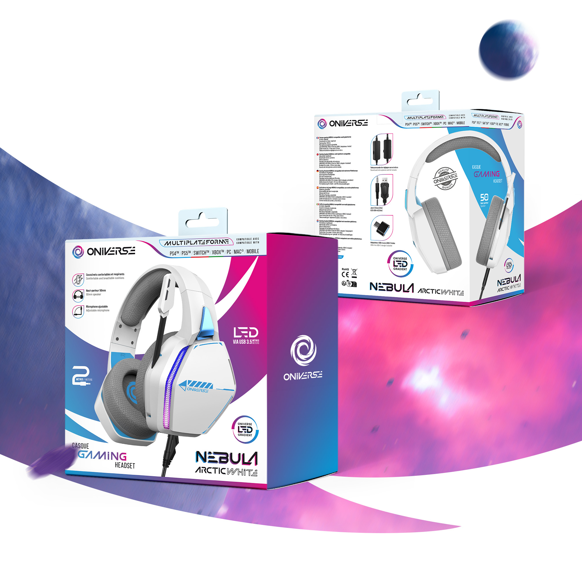 Długi kabel dla swobody ruchów