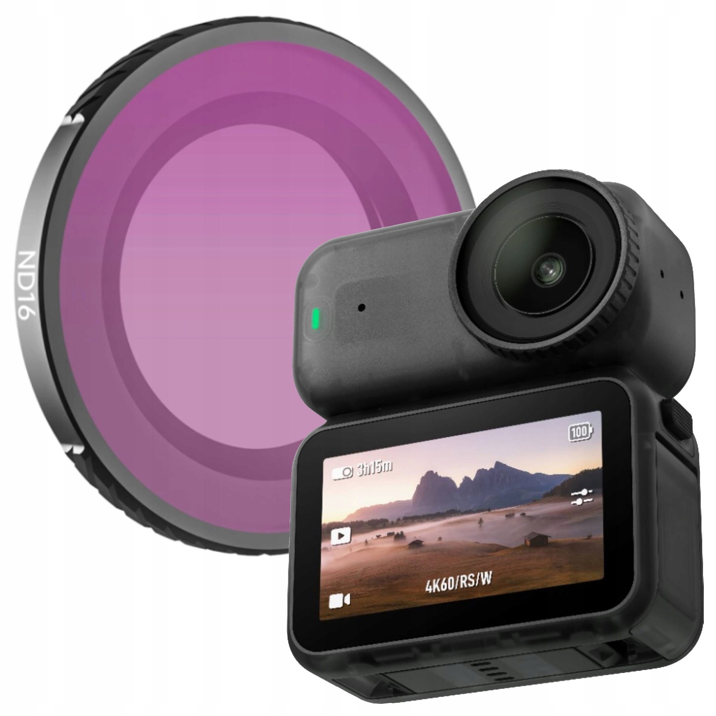 FILTR ND16 Szary Neutralny Filtr Ochronny do Kamery Sportowej DJI OSMO NANO – Idealne Uzupełnienie Twojego Sprzętu