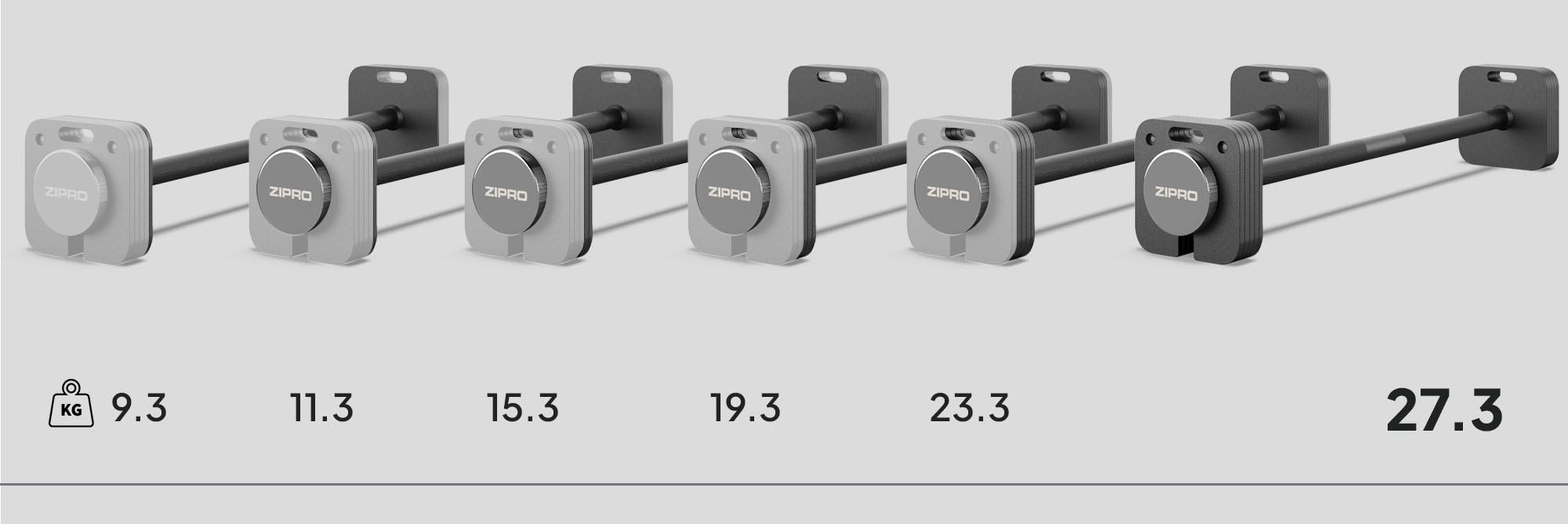 ZIPRO Sztanga SQUARE 26,5 kg