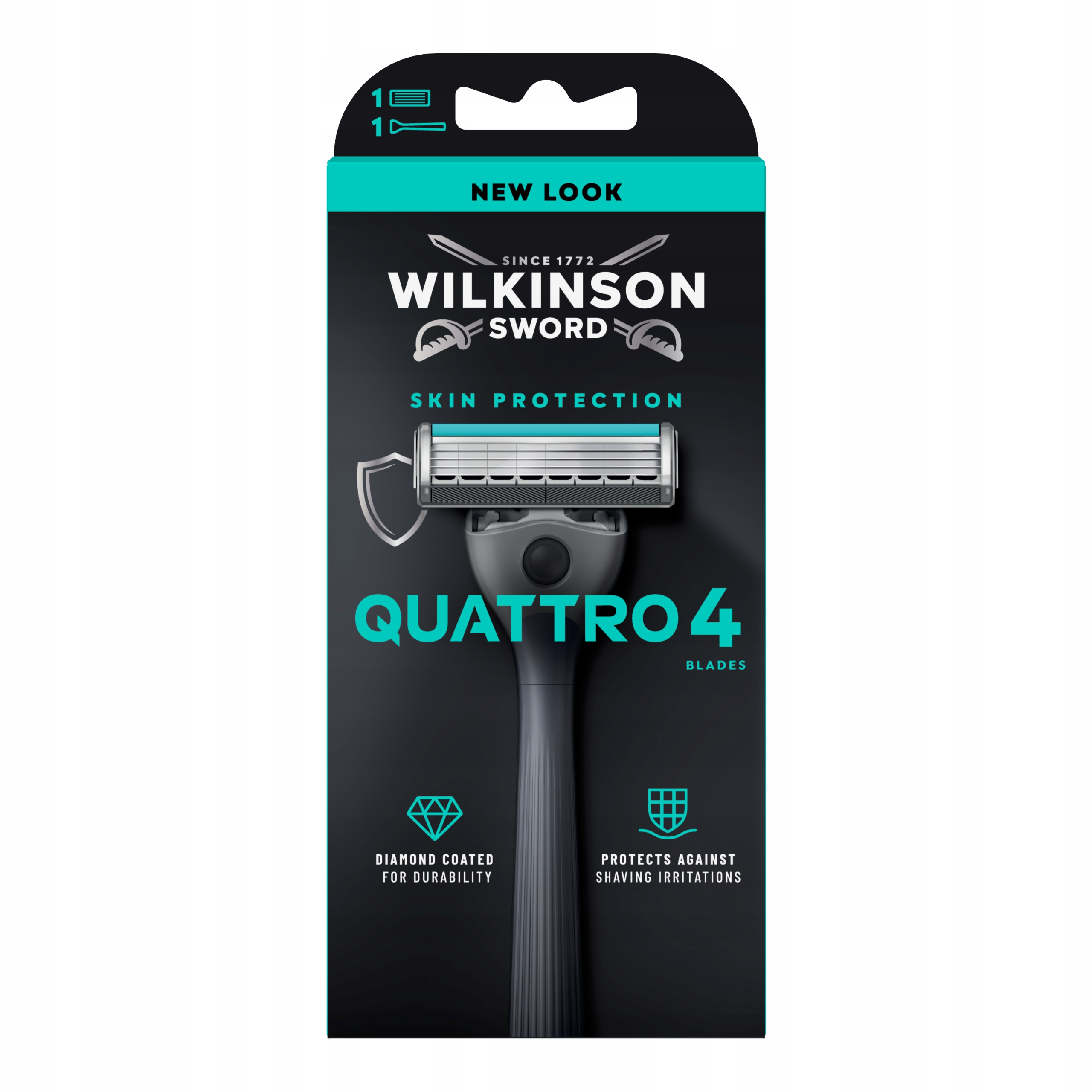 Wilkinson Sword Quattro 4 – Doskonałe golenie dla mężczyzn