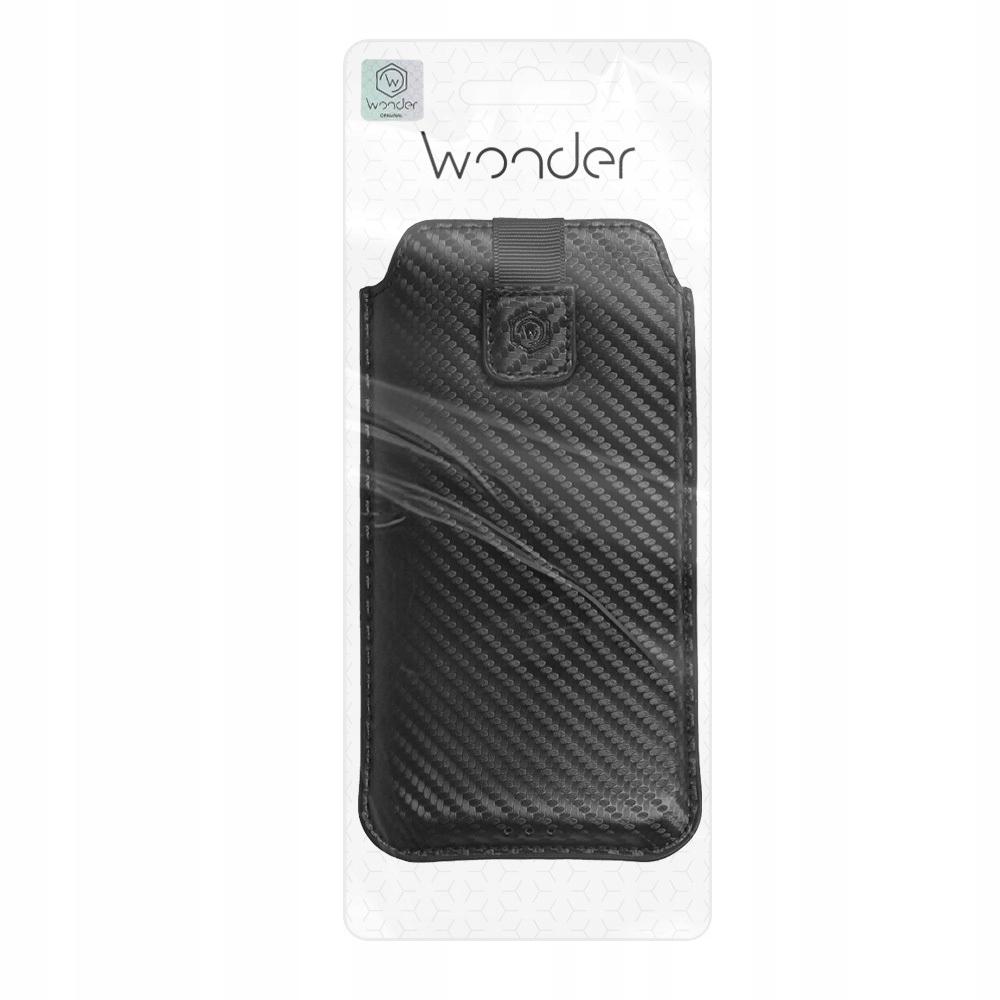 Kieszonka Wonder CARBON (ROZMIAR L) do iPhone 13 Mini/12 Mini/SE 2020/2022 – Elegancka ochrona