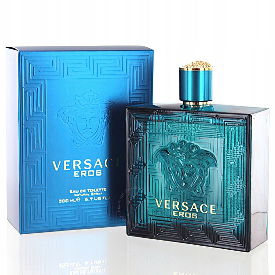 Perfumy męskie Eros EDT 200 ml – Zmysłowy zapach od Versace