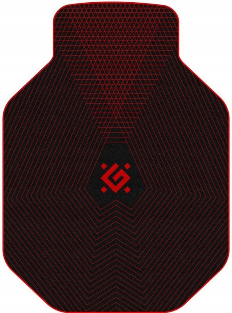 Nowoczesny design w czarno-czerwonym kolorze