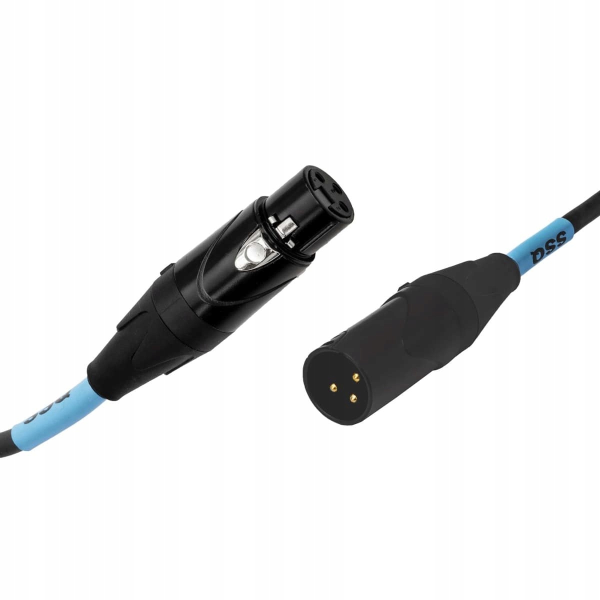 Specyfikacja złączy – XLR (3-pin) męski i żeński