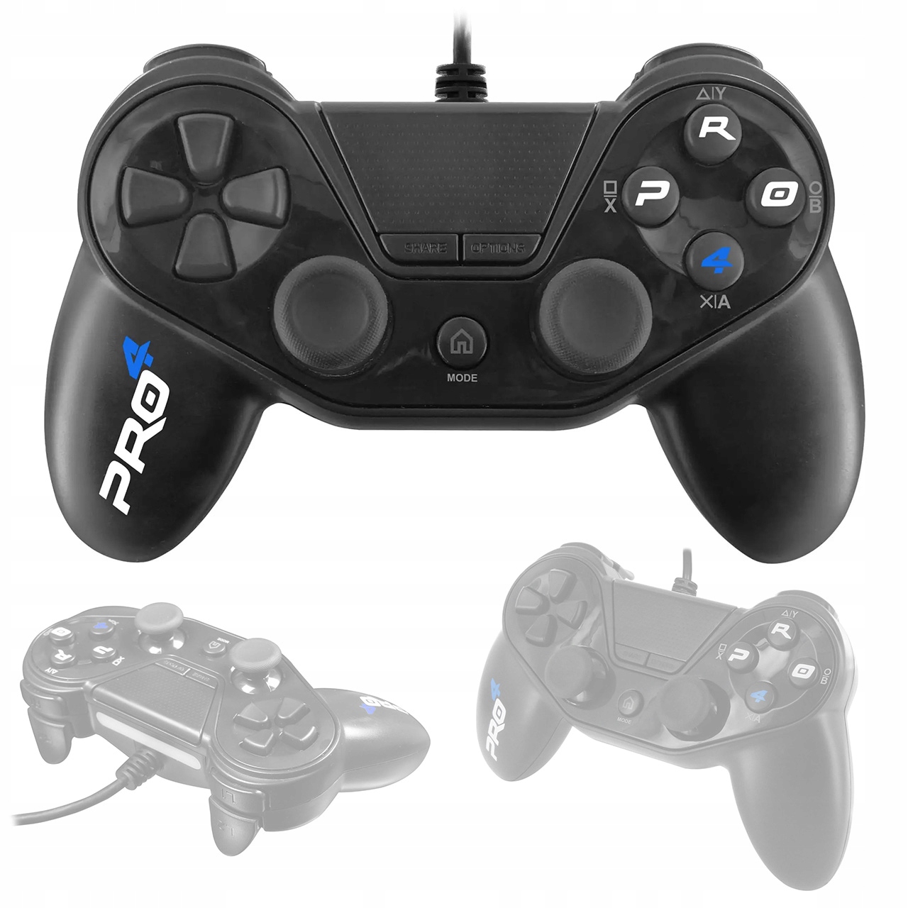 Subsonic Pro 4 – Przewodowy kontroler do gier dla PS3, PS4 i PC