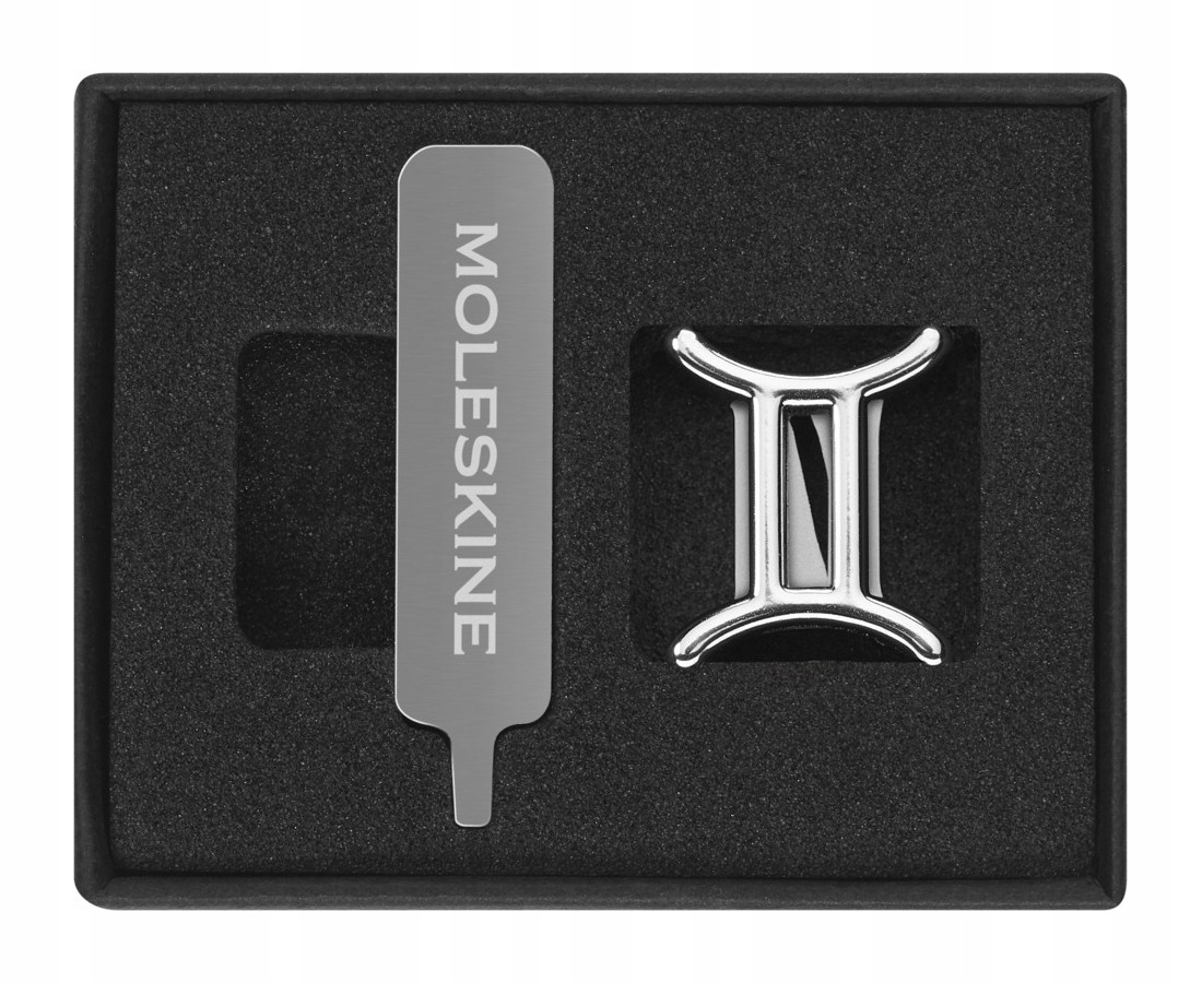 Przypinka Moleskine Bliźnięta – Elegancki dodatek do notatnika