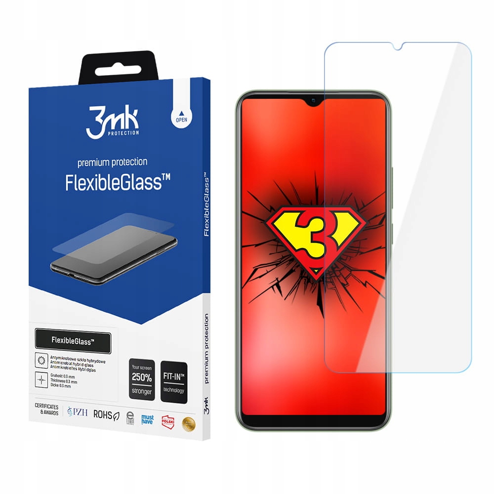 Szkło hybrydowe 3mk FlexibleGlass Lite do Realme Narzo 50i Prime – Najlepsza ochrona ekranu