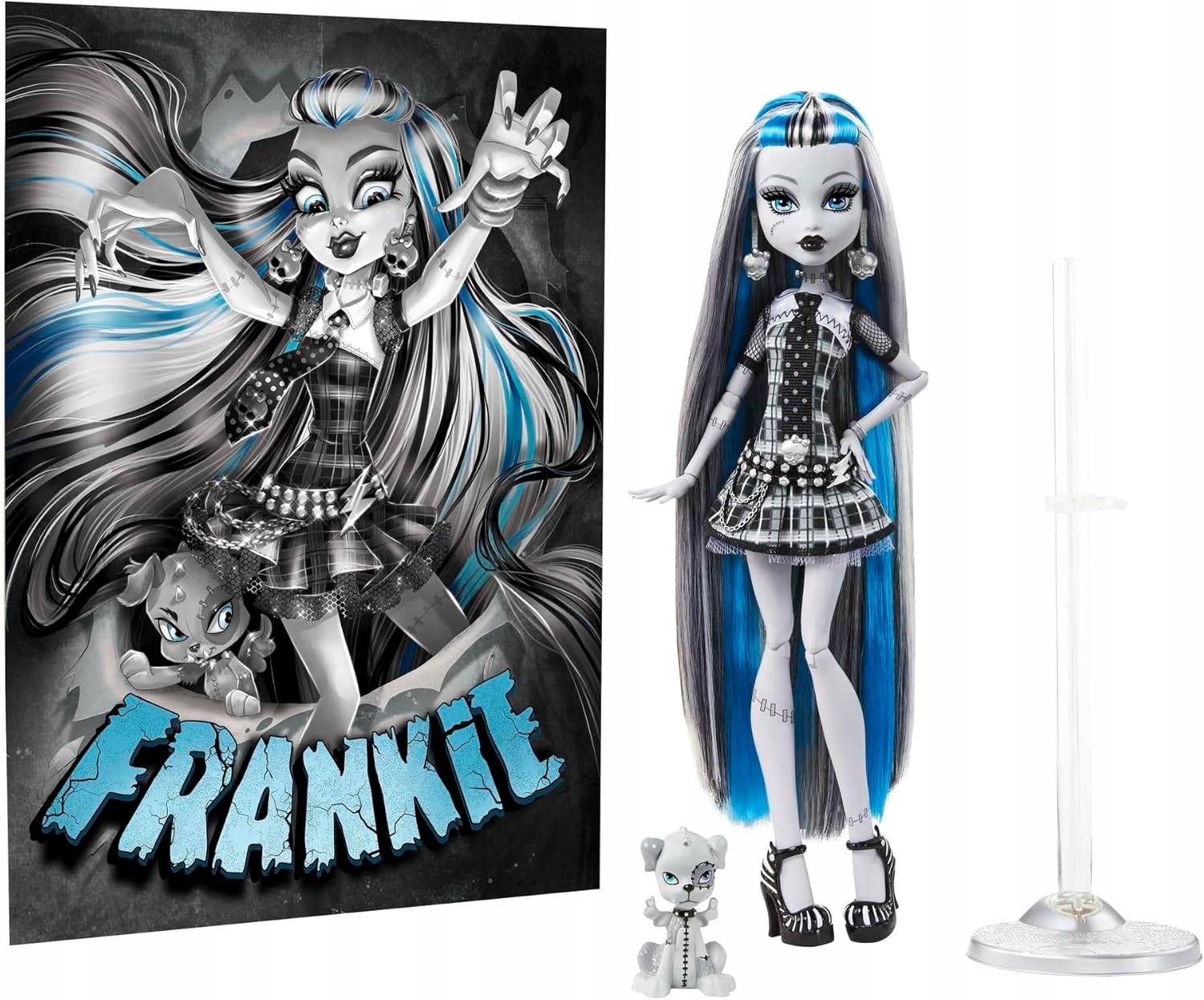 Monster High Reel Drama™ Straszny Seans Frankie Stein – Lalka pełna przygód