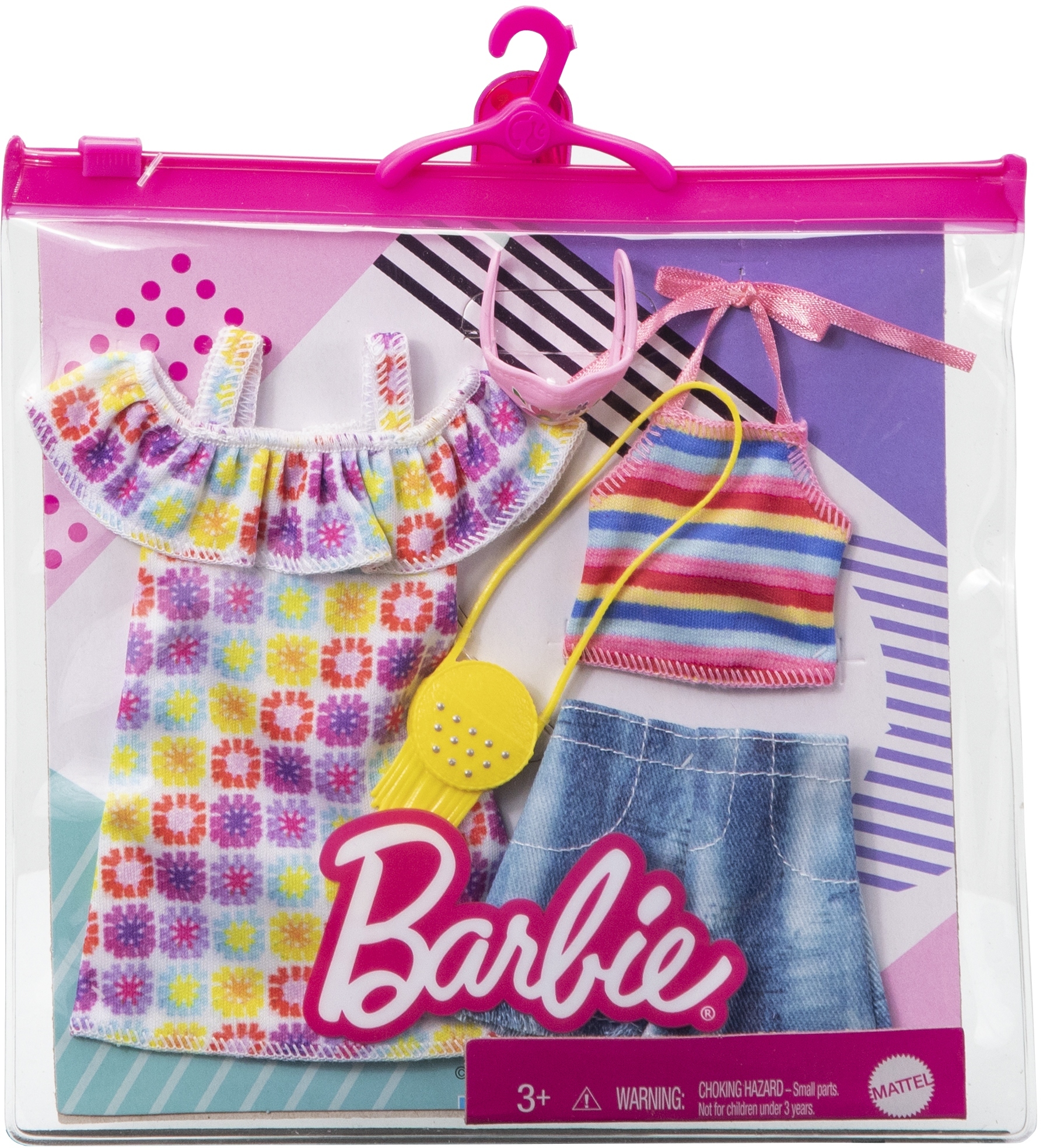 Ubranka Barbie 2-pak HRH44 – Stylowe akcesoria dla każdej lalki