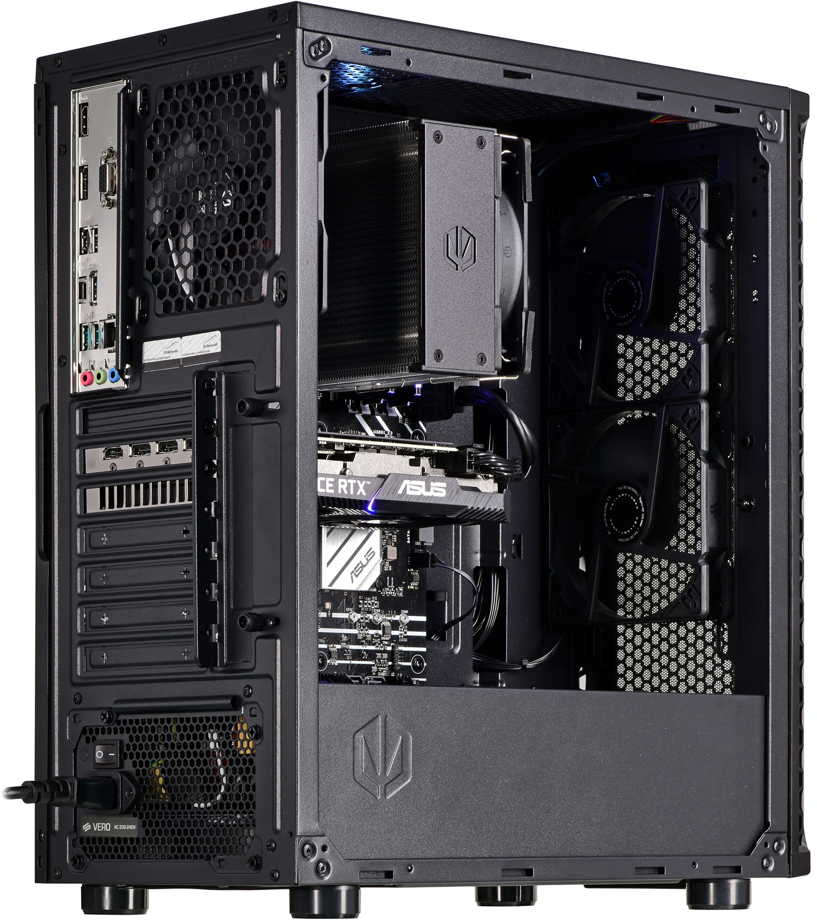 Zasilacz 600W z certyfikatem 80 PLUS Bronze – Efektywność energetyczna