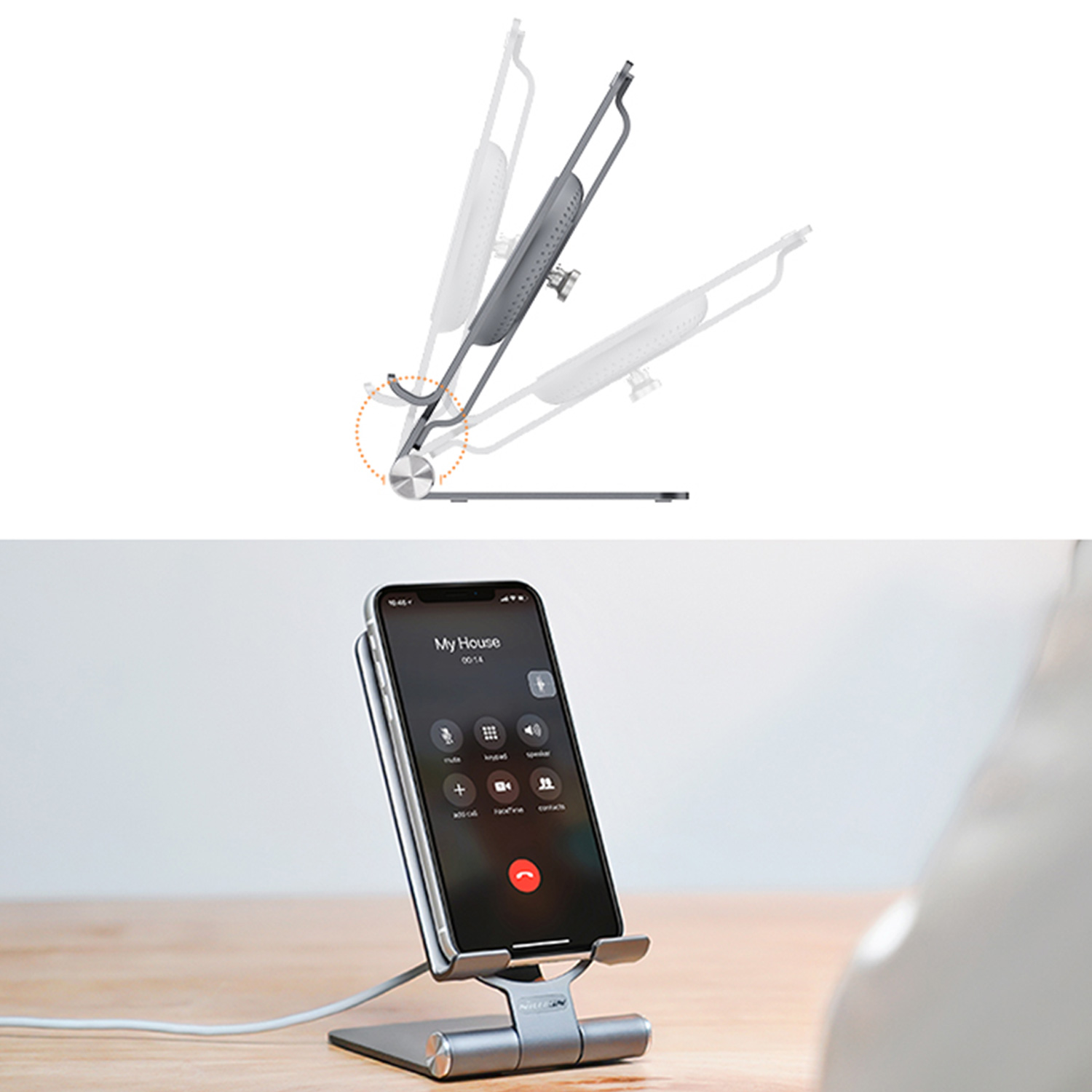 Ładowarka Nillkin PowerHold Mini - Specyfikacja: Uchwyt podstawka Nillkin Powerhold Mini