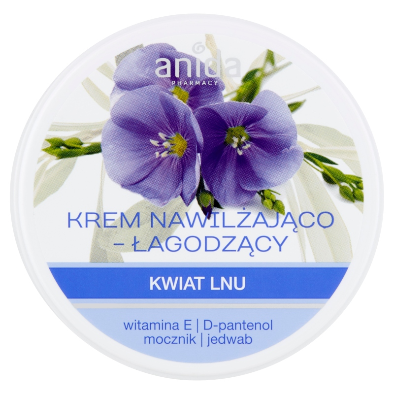 Anida Kwiat Lnu – Krem nawilżająco-łagodzący do twarzy 125 ml