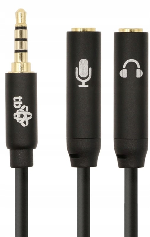 Kabel TB 3,5mm Mini Jack - 2x 3,5mm Mini Jack M/F adapter 30cm – Idealne rozwiązanie audio