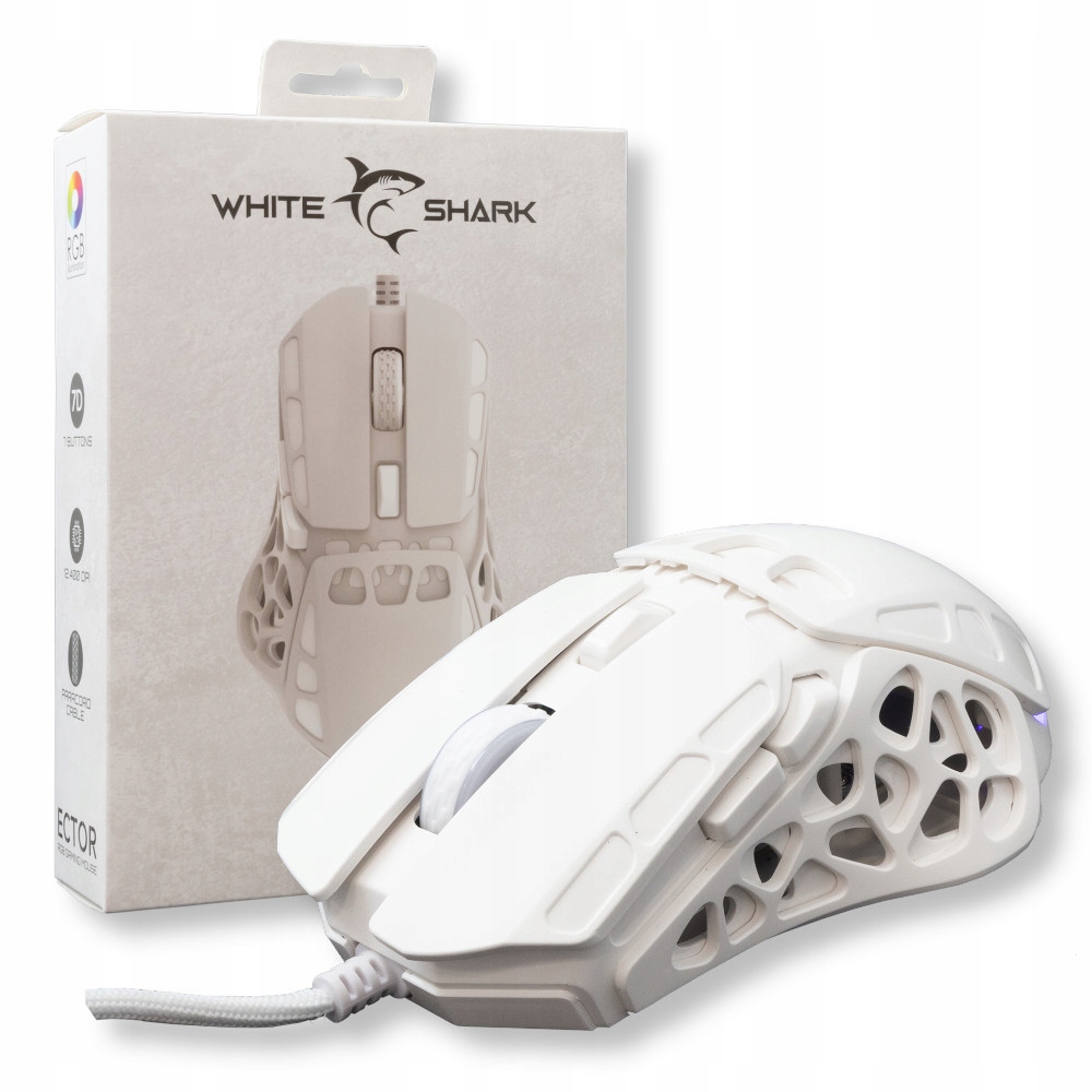 White Shark GM-5016 Ector – Przewodowa mysz gamingowa dla wymagających graczy