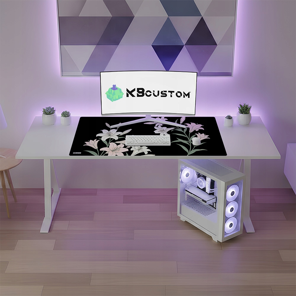 Duża Podkładka Pod Mysz 4mm Grubość 50x50cm KBcustom – Komfort i Styl na Twoim Biurku