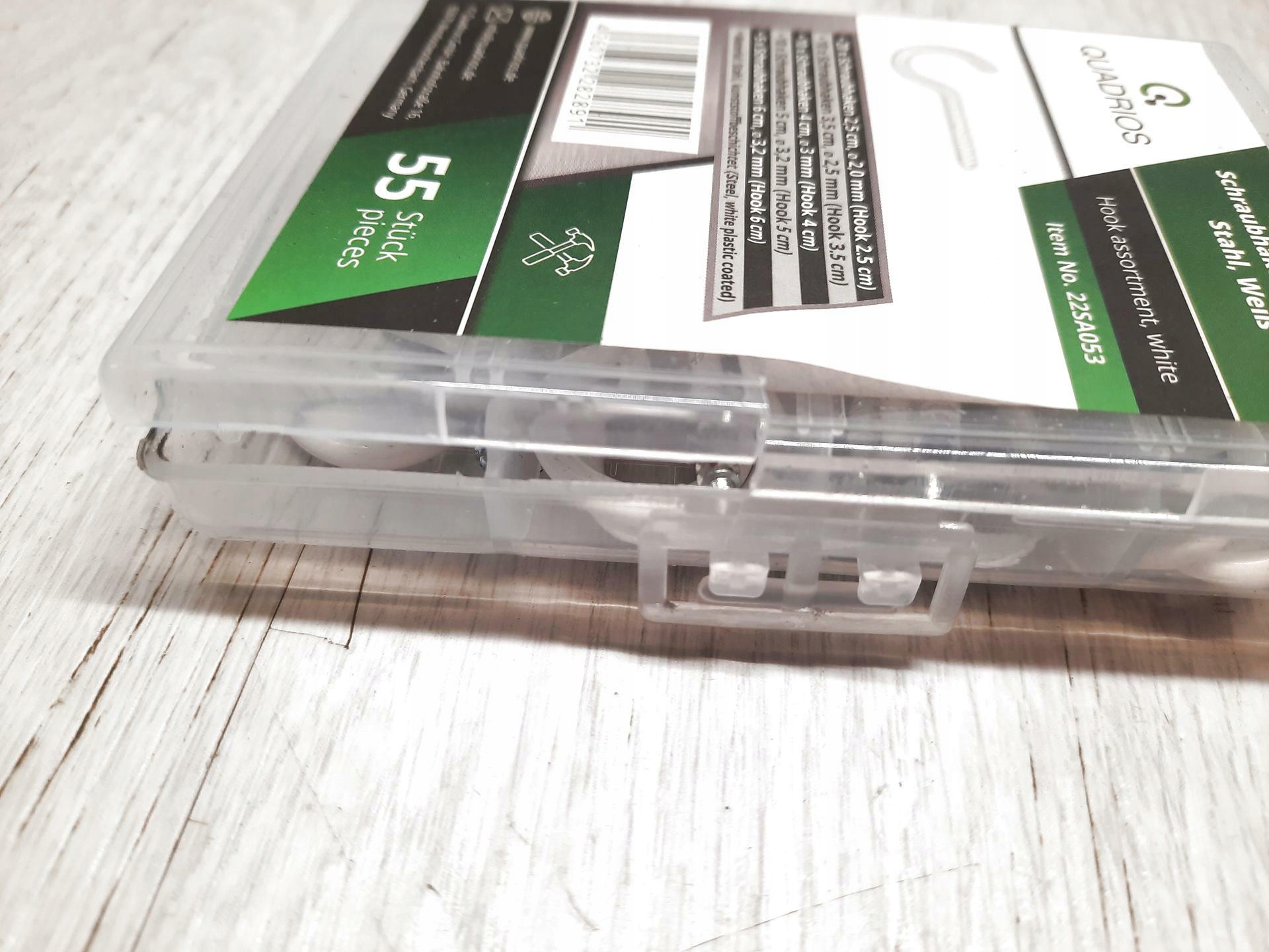 Zestaw haków śrubowych Quadrios 22SA053 – 55 części do każdego projektu