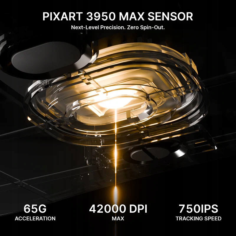 Wydajny czujnik optyczny PAW3950MAX