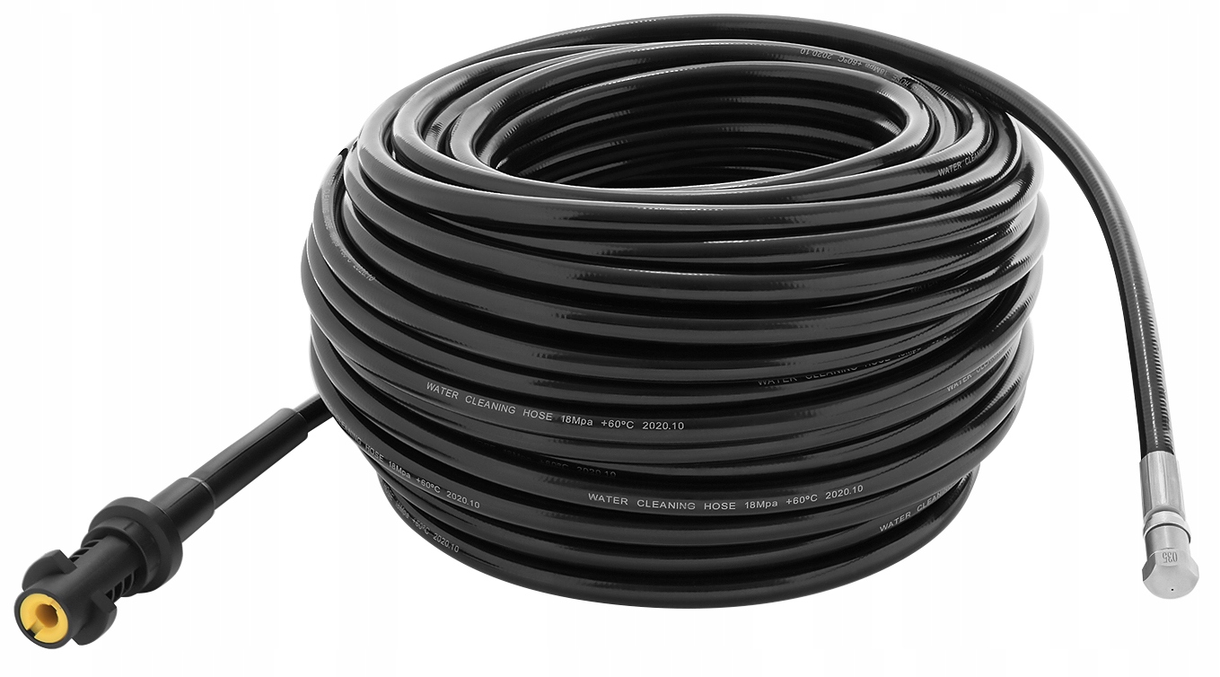 Wąż 30m do czyszczenia kanalizacji do Karcher K2 K3 K4 K5 K6 K7 HD HDS DN6 – Skuteczne rozwiązanie do udrażniania
