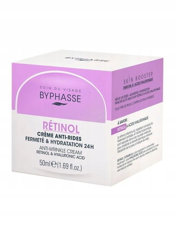 Krem Przeciwzmarszczkowy Byphasse Retinol Retinolem 50 ml – Twoja tajemnica młodego wyglądu