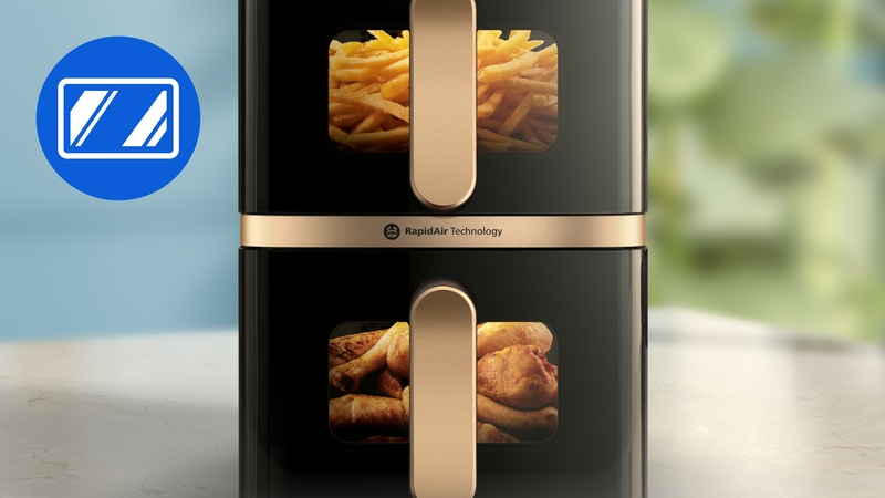 Wydajność smażenia – Smażenie do 1,4 kg jednocześnie