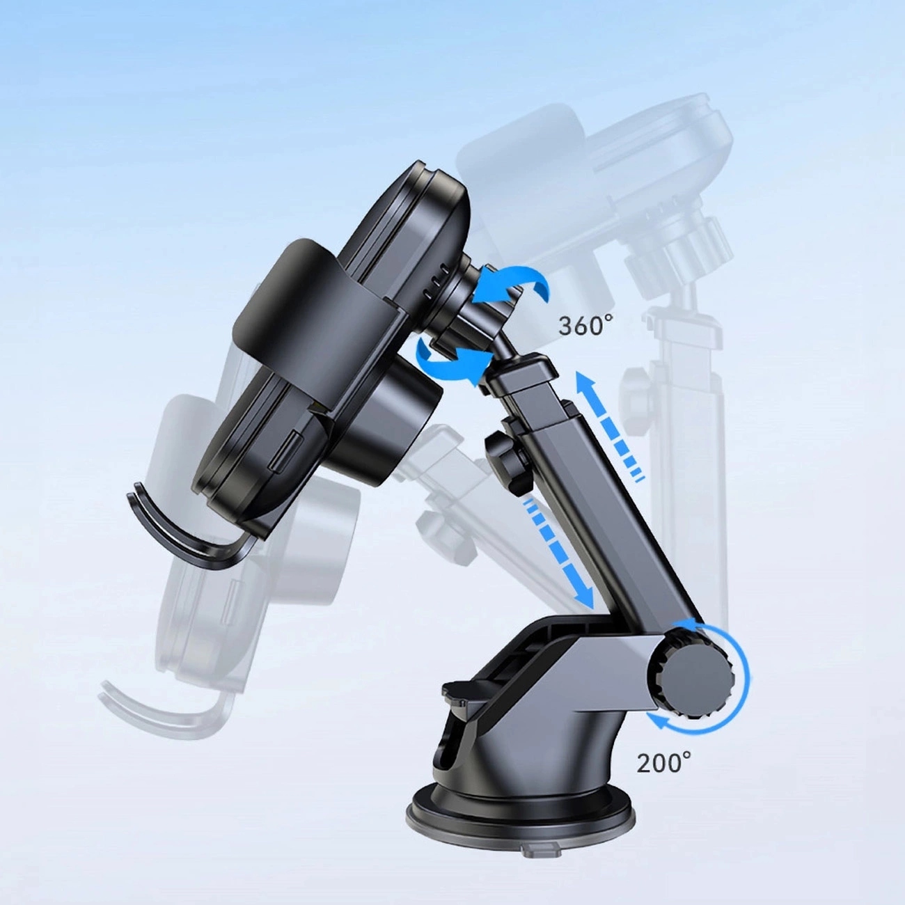 Regulowana długość ramienia – Funkcjonalność dostosowana do Twojego kokpitu