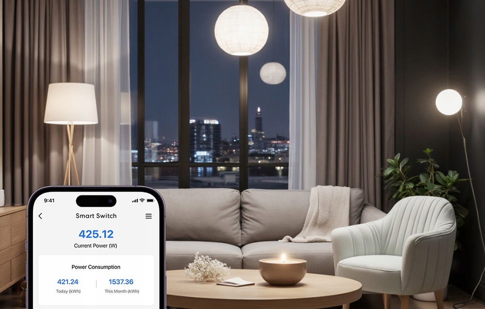 Monitorowanie zużycia energii w aplikacji Meross