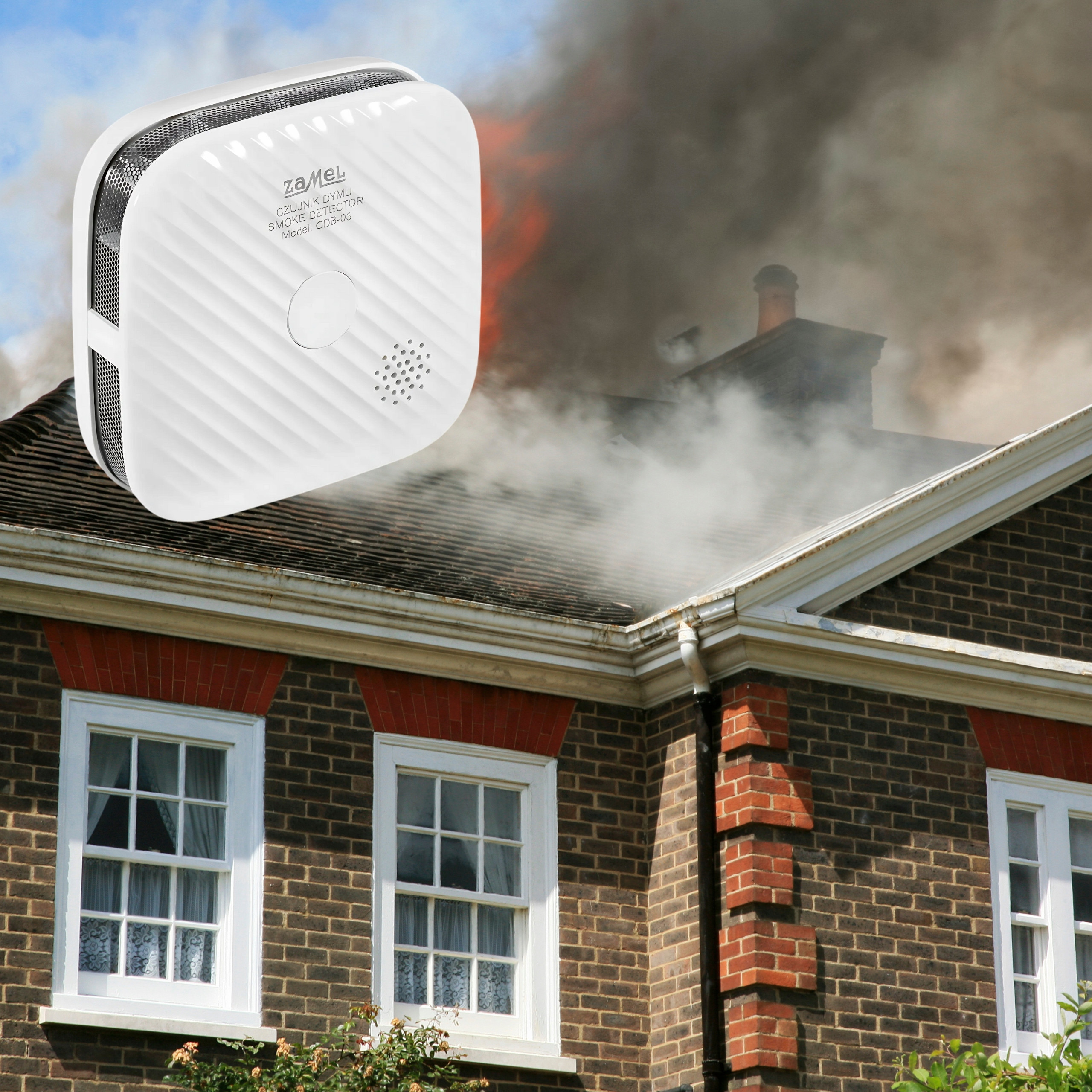 Czujnik dymu bateryjny Wi-Fi Tuya CDB-03 – Twoje bezpieczeństwo w zasięgu ręki
