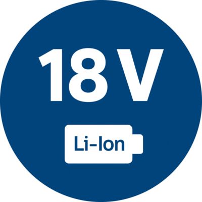 Trwały akumulator litowo-jonowy 18 V zapewnia długie działanie