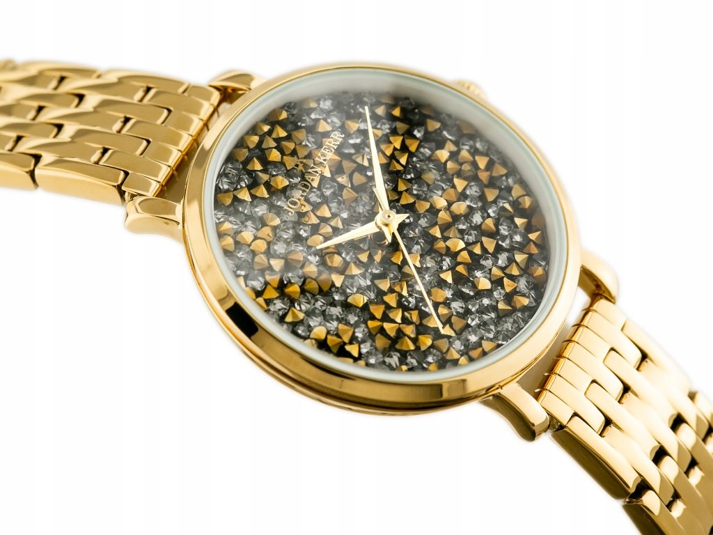 Wyjątkowa kolorystyka – Grafitowo-złota tarcza i bransoleta