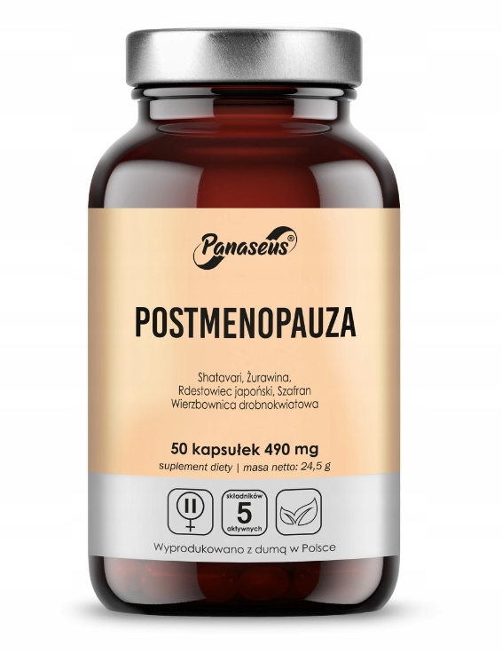 Yango Panaseus Postmenopauza – Suplement diety dla kobiet w okresie menopauzy