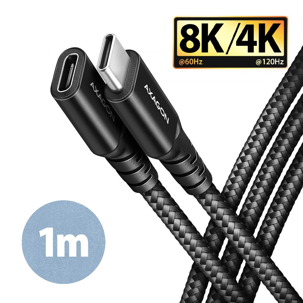 Kabel przedłużacz USB-C Axagon BUCM32-CF10AB – Wydajność i wszechstronność w jednym