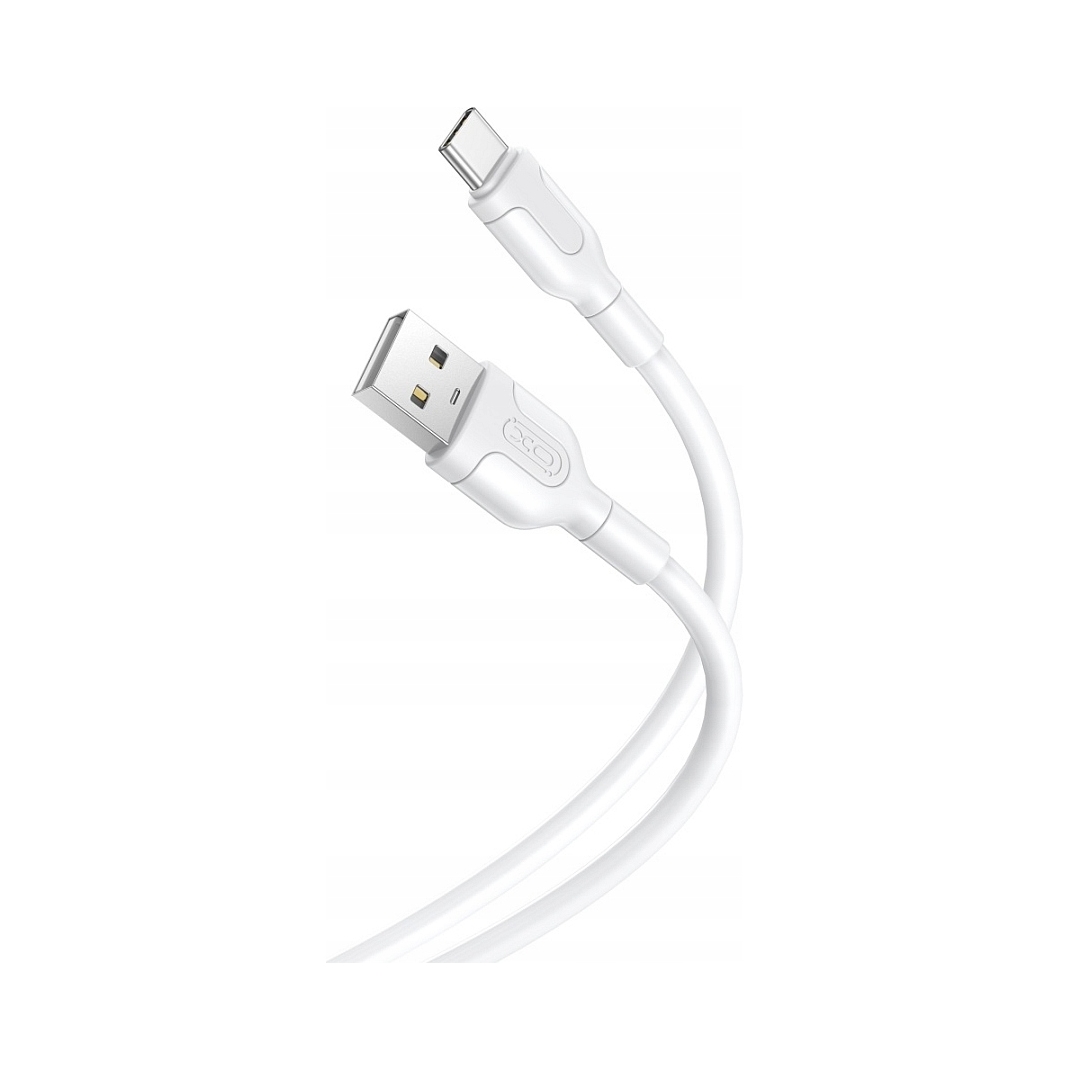 Kabel USB do USB-C NB212 2.1A 1m (biały) – Idealne rozwiązanie do ładowania i transmisji danych