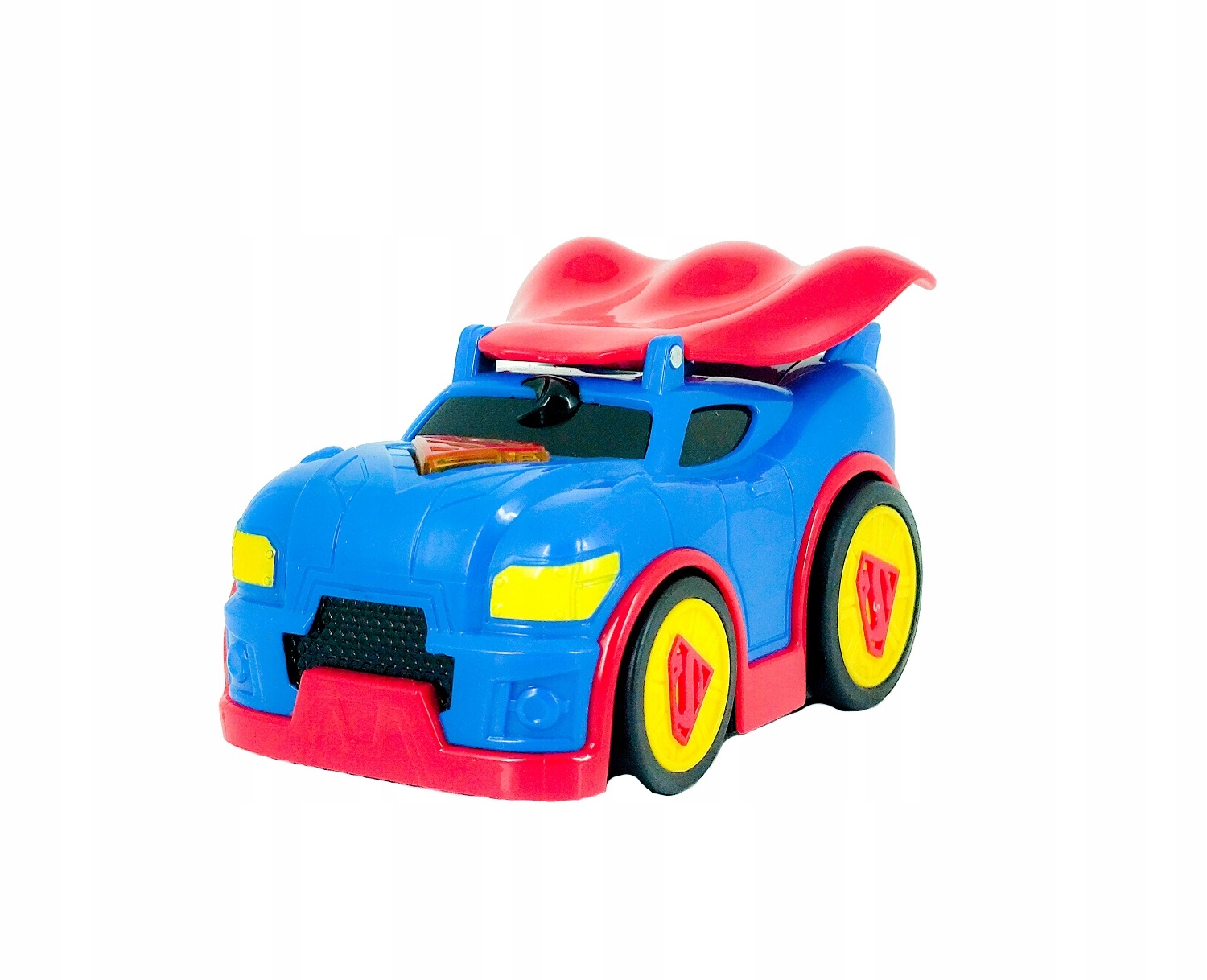 SUPERMAN AUTO ŚWIATŁO DŹWIĘK NAPĘD DC SUPER CAPE EAN 011543605423
