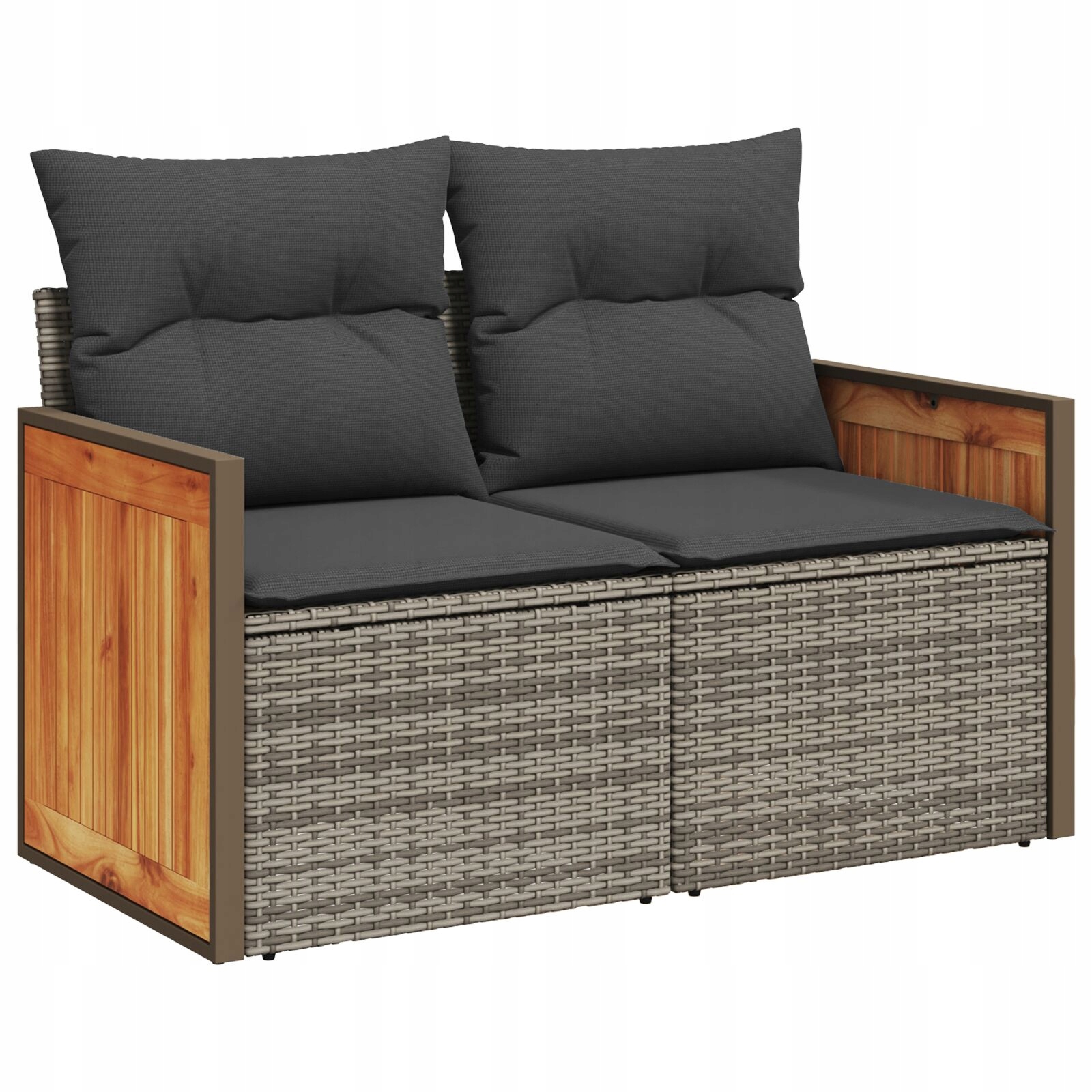 Nowoczesny design z poli rattanem i akacją