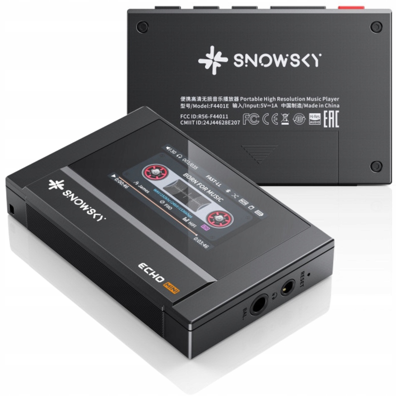 FiiO SNOWSKY ECHO MINI - Przenośny odtwarzacz Hi-Res w eleganckim wydaniu