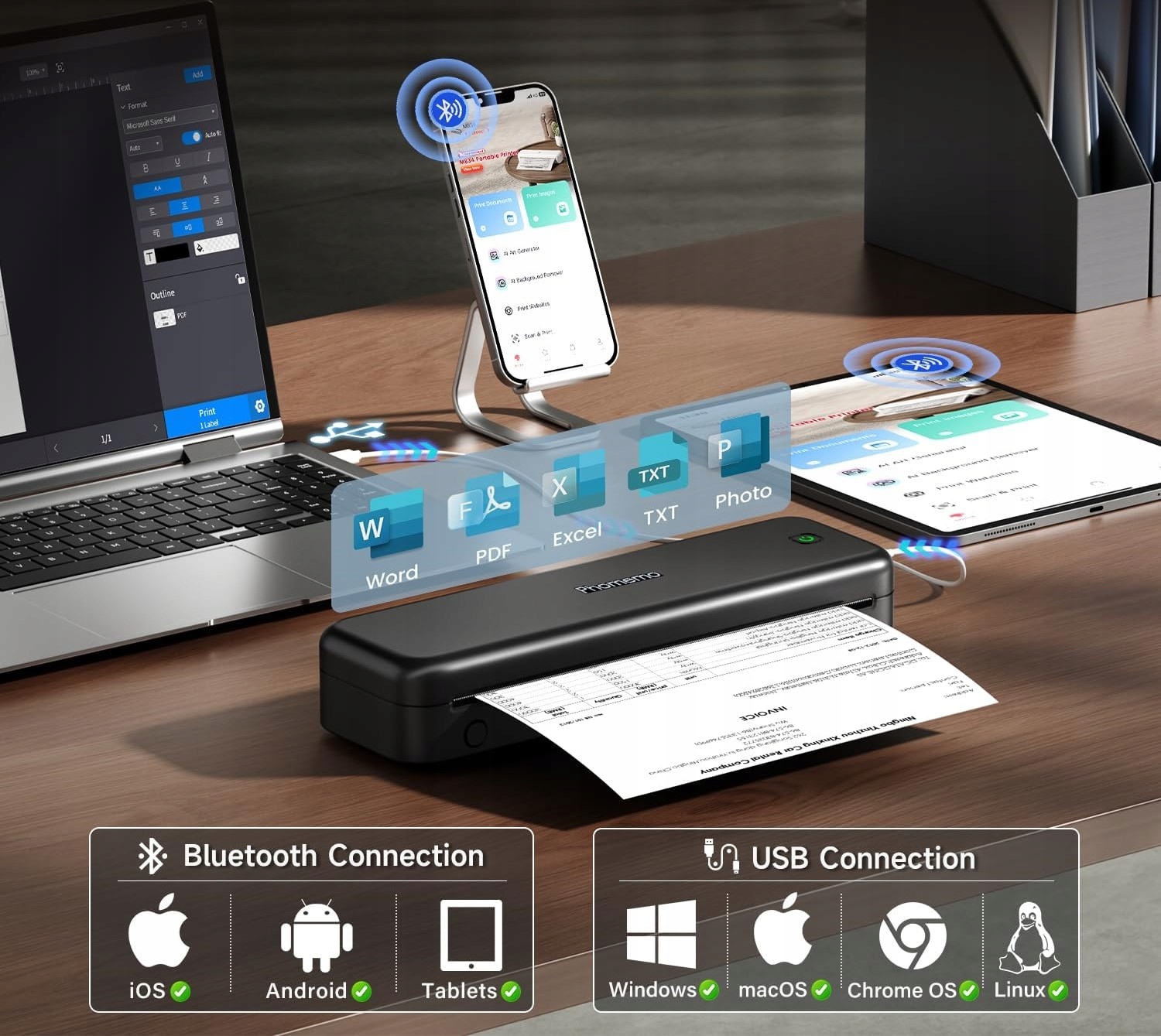 Łatwa obsługa – Kompatybilność z urządzeniami mobilnymi