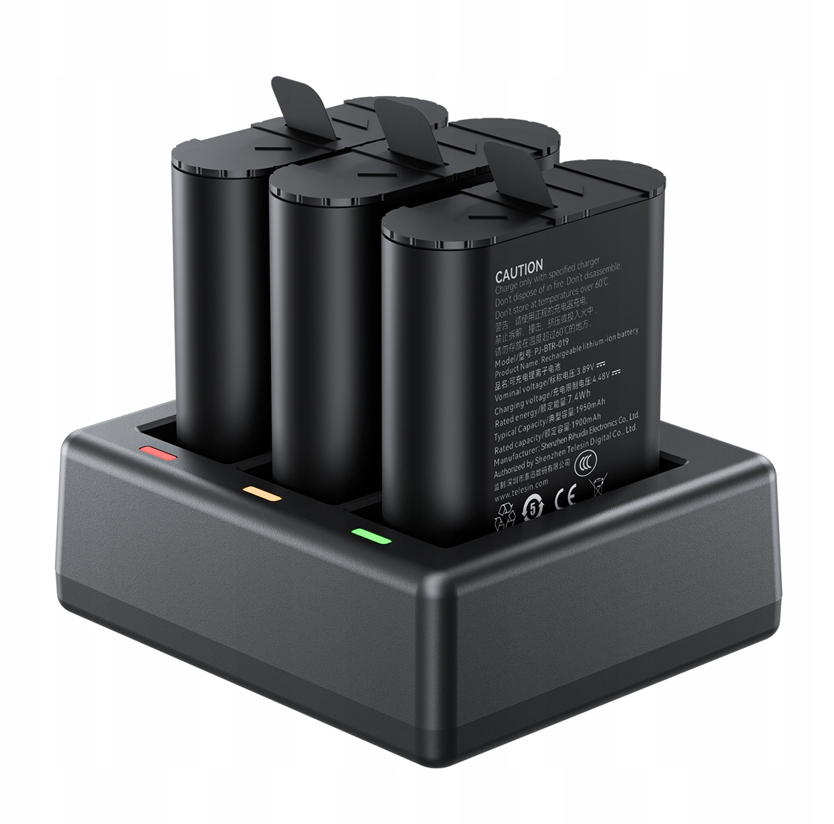 Wysokiej jakości akumulatory TELESIN do kamer GoPro