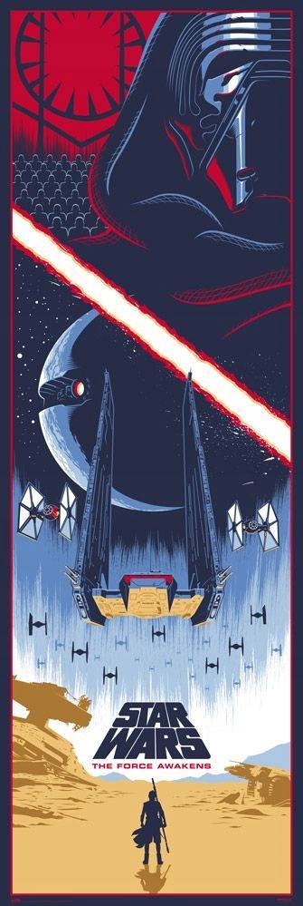 Hasbro Star Wars Gwiezdne Wojny Część VII Przebudzenie Mocy - Plakat 53x158 cm